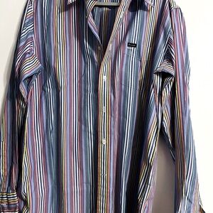 Fanconnable Shirt multi-color Button Down Long Sleeves